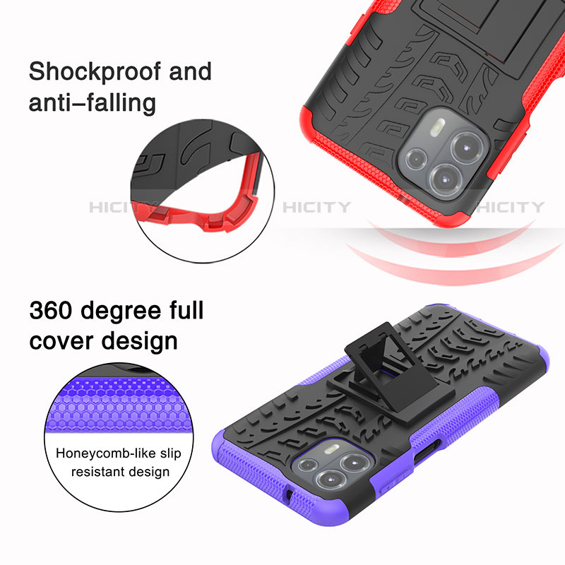 Motorola Moto Edge 20 Lite 5G用ハイブリットバンパーケース スタンド プラスチック 兼シリコーン カバー モトローラ 