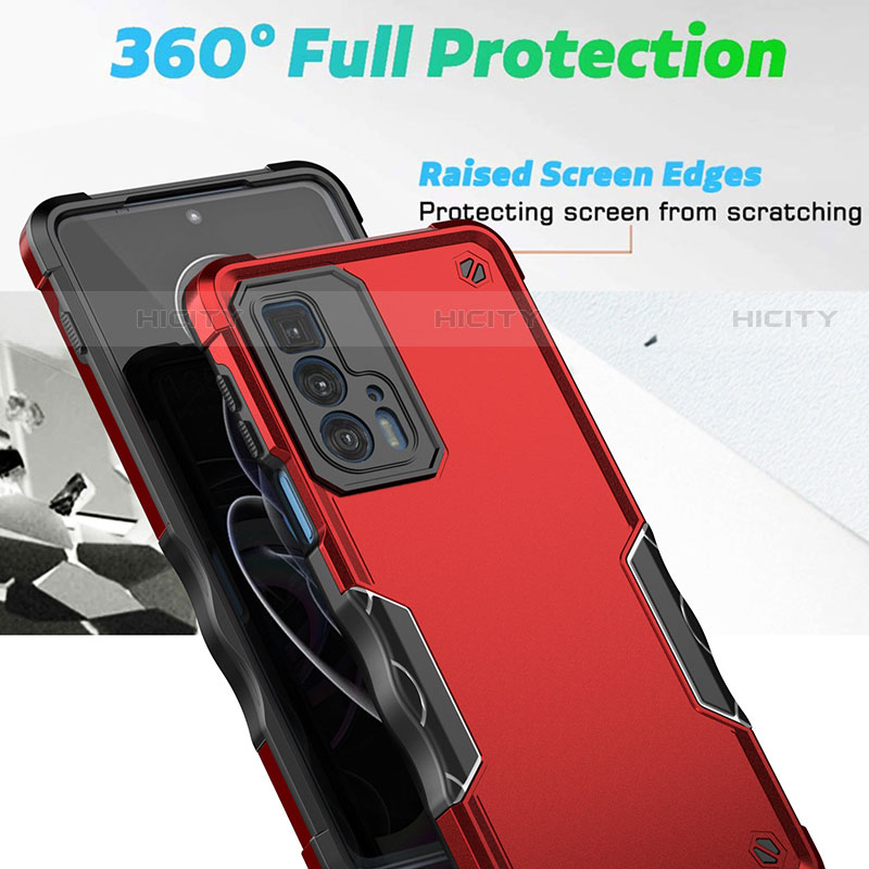 Motorola Moto Edge 20 Pro 5G用ハイブリットバンパーケース プラスチック 兼シリコーン カバー モトローラ 
