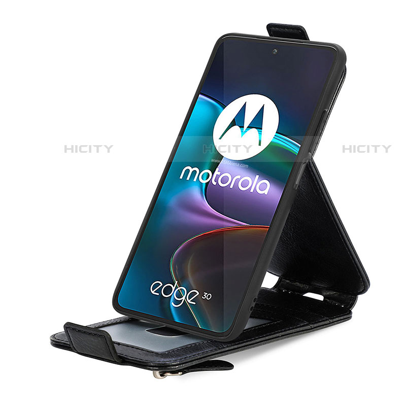 Motorola Moto Edge 30 5G用フリップ レザーケース スタンド モトローラ 