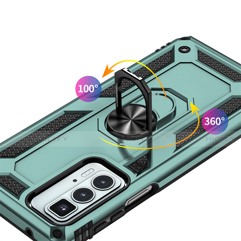 Motorola Moto Edge S Pro 5G用ハイブリットバンパーケース プラスチック アンド指輪 マグネット式 モトローラ 