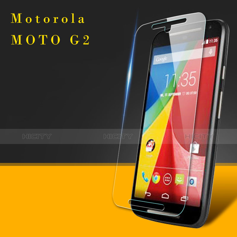 Motorola Moto G (2世代)用強化ガラス 液晶保護フィルム モトローラ クリア