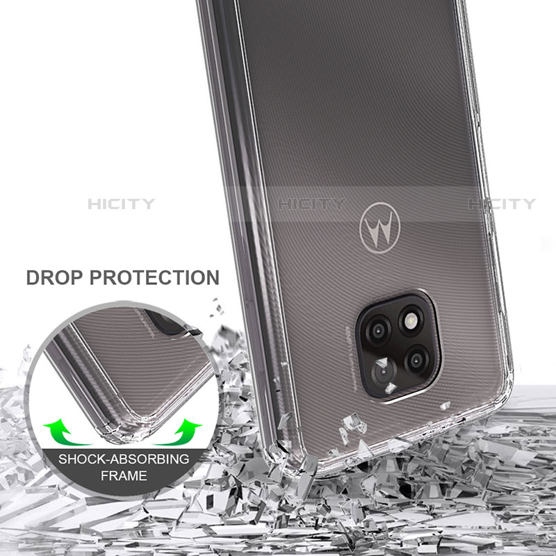 Motorola Moto G Power (2021)用ハイブリットバンパーケース クリア透明 プラスチック カバー モトローラ 