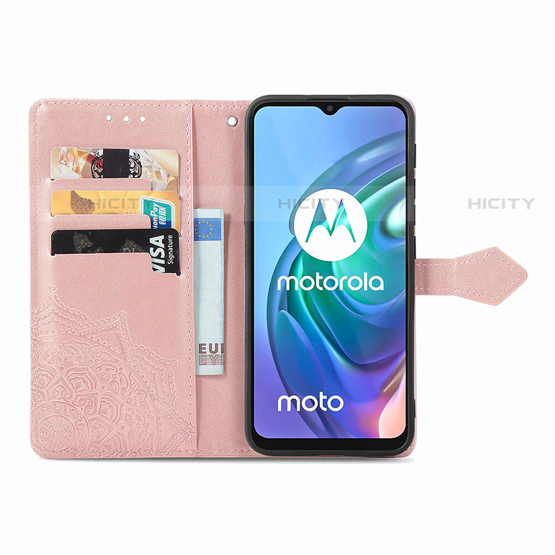 Motorola Moto G10用手帳型 レザーケース スタンド パターン カバー モトローラ 