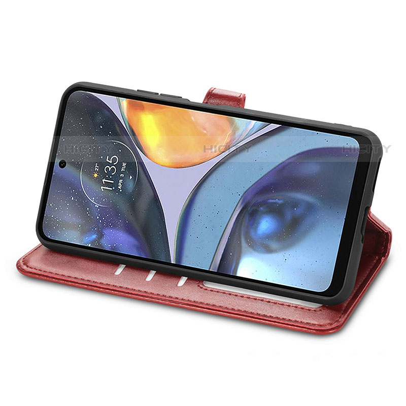 Motorola Moto G22用手帳型 レザーケース スタンド カバー S05D モトローラ 