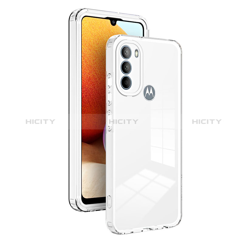 Motorola Moto G41用ハイブリットバンパーケース クリア透明 プラスチック 鏡面 カバー MQ1 モトローラ 