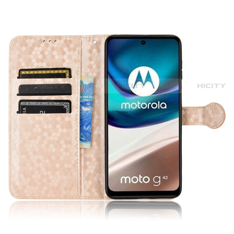 Motorola Moto G42用手帳型 レザーケース スタンド カバー C01X モトローラ 