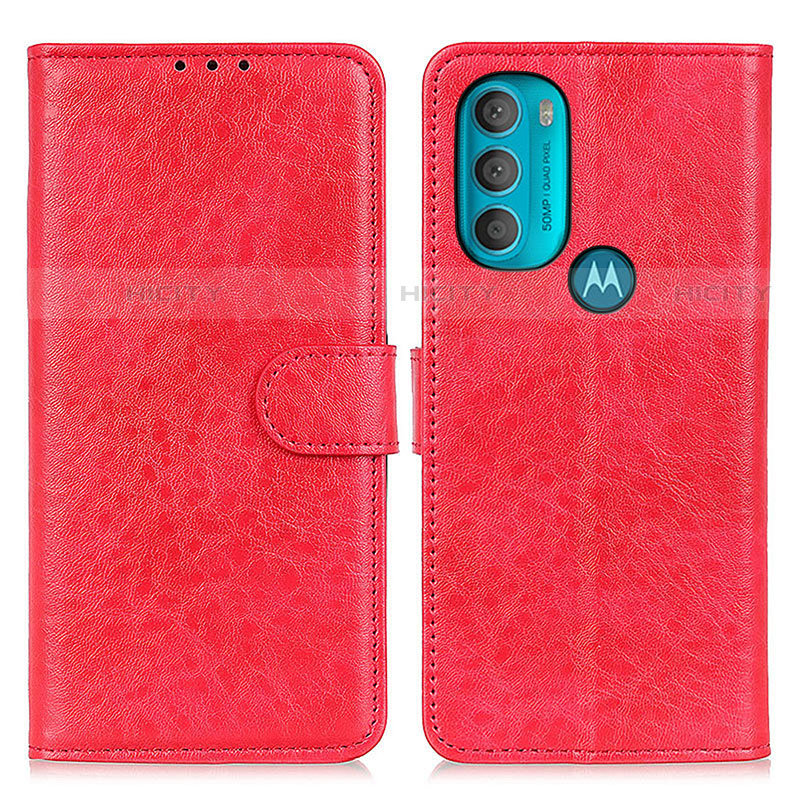 Motorola Moto G71 5G用手帳型 レザーケース スタンド カバー A07D モトローラ レッド