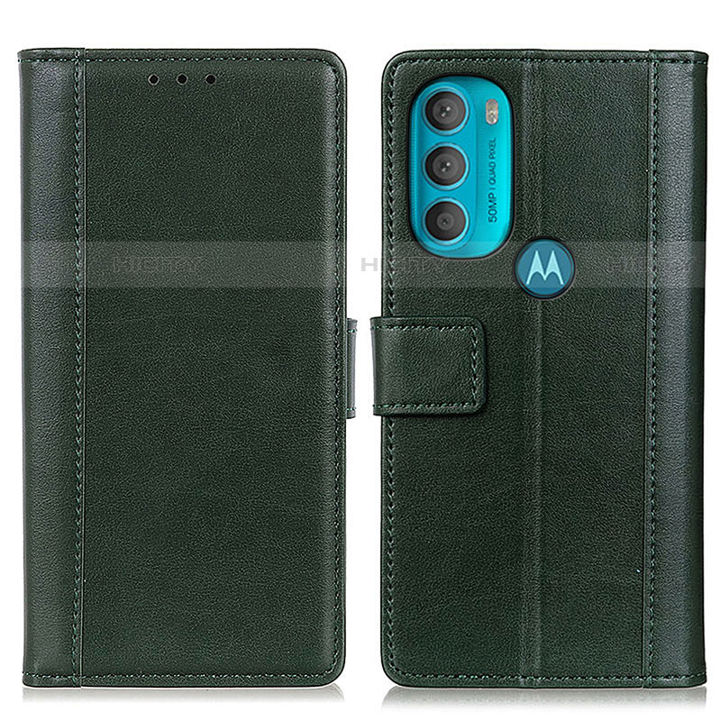 Motorola Moto G71 5G用手帳型 レザーケース スタンド カバー N02P モトローラ 