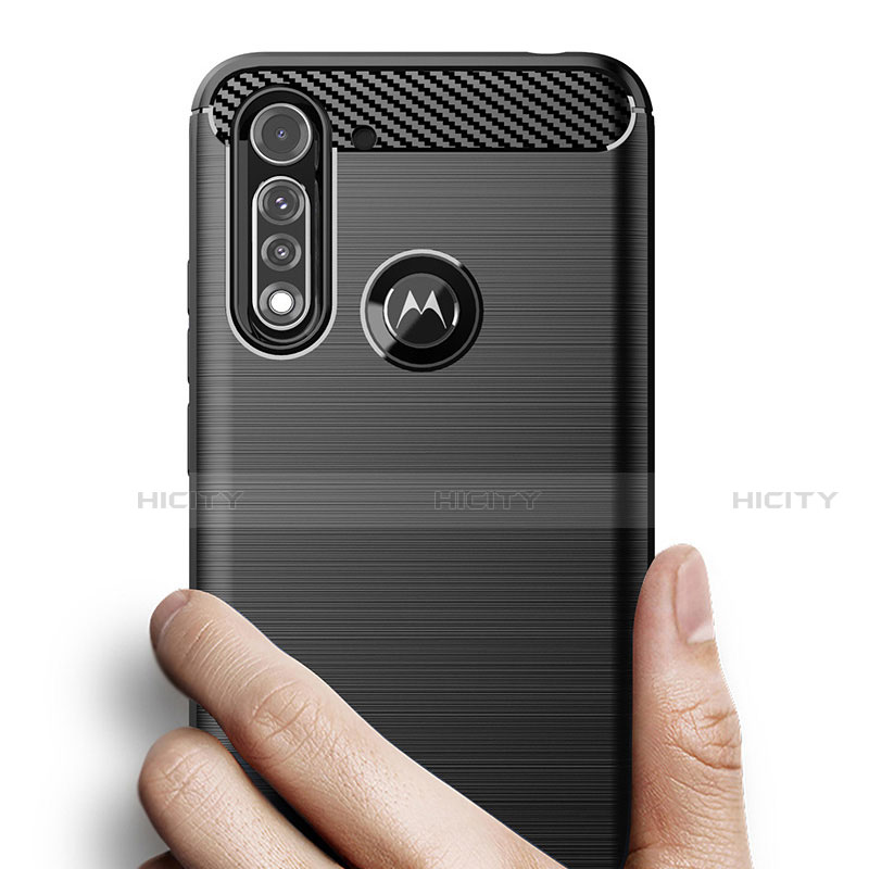 Motorola Moto G8 Power Lite用シリコンケース ソフトタッチラバー ライン カバー モトローラ 