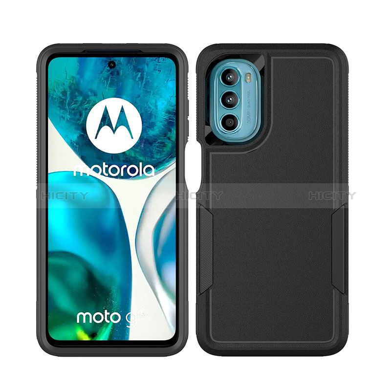 Motorola Moto G82 5G用ハイブリットバンパーケース プラスチック 兼シリコーン カバー 前面と背面 360度 フル MQ1 モトローラ 