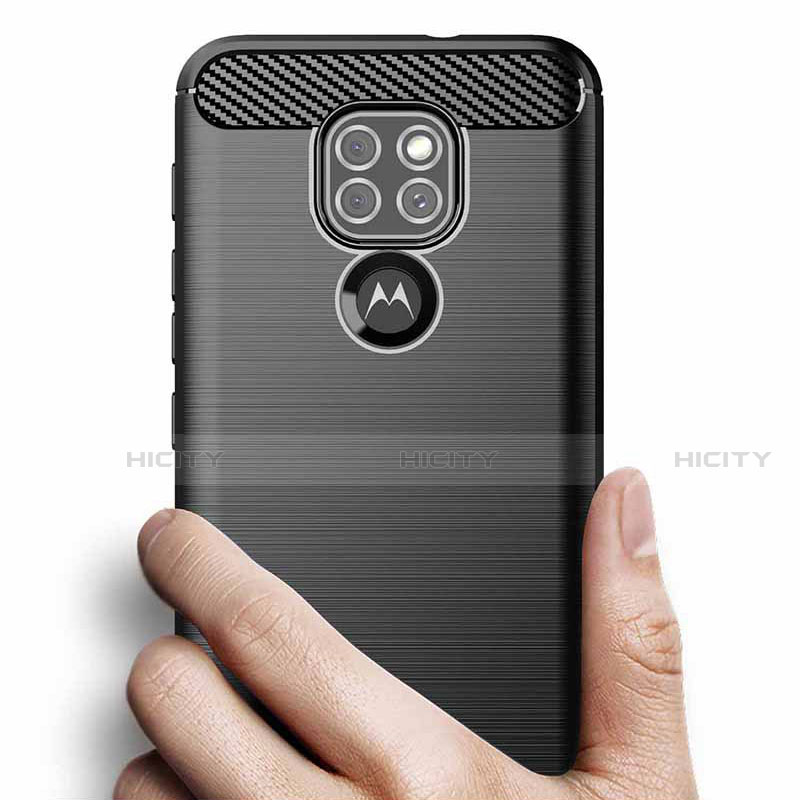 Motorola Moto G9 Play用シリコンケース ソフトタッチラバー ライン カバー S01 モトローラ 