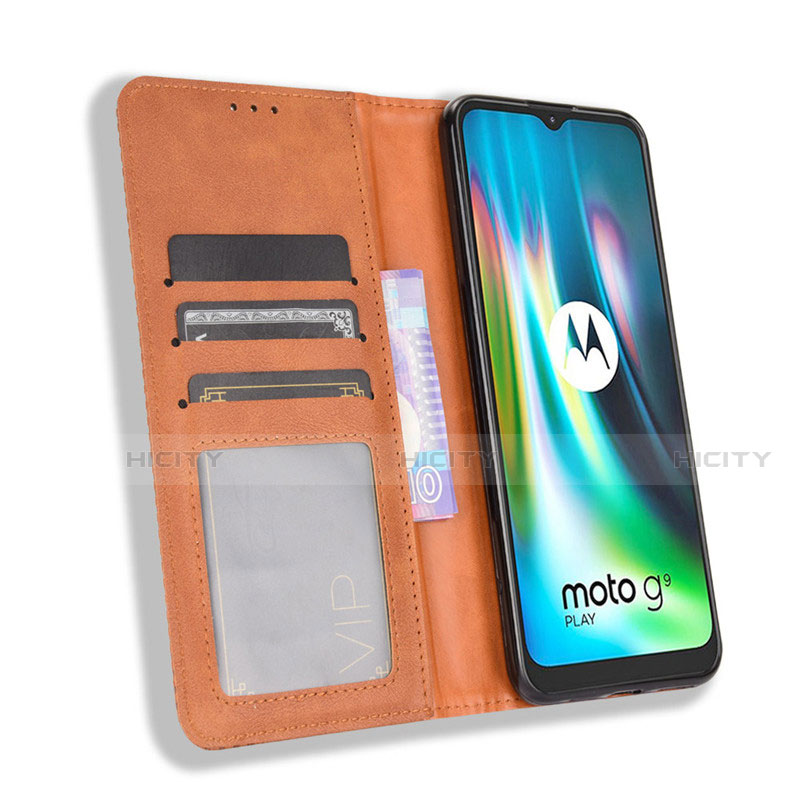 Motorola Moto G9 Play用手帳型 レザーケース スタンド カバー L03 モトローラ 