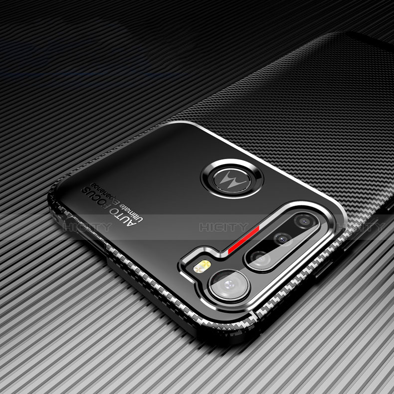 Motorola Moto One Fusion Plus用シリコンケース ソフトタッチラバー ツイル カバー モトローラ 