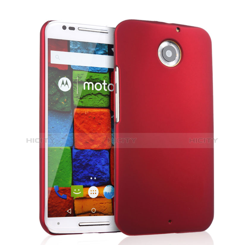 Motorola Moto X (2世代)用ハードケース プラスチック 質感もマット モトローラ レッド