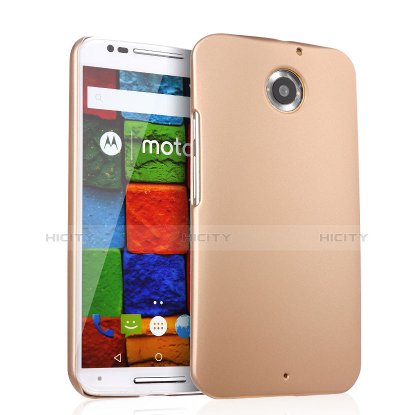 Motorola Moto X (2世代)用ハードケース プラスチック 質感もマット モトローラ ゴールド