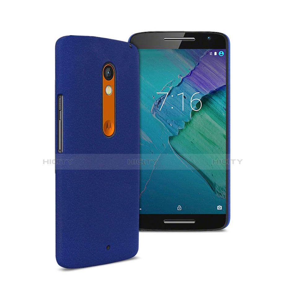 Motorola Moto X Play用ハードケース プラスチック 質感もマット モトローラ ネイビー