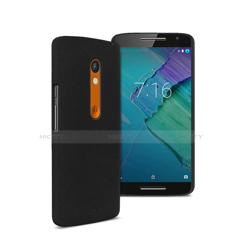 Motorola Moto X Play用ハードケース プラスチック 質感もマット モトローラ ブラック