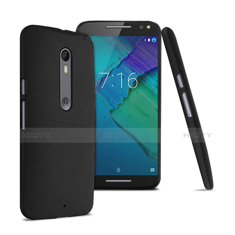 Motorola Moto X Style用ハードケース カバー プラスチック モトローラ ブラック