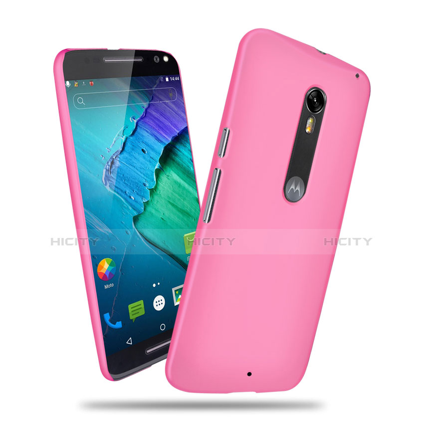 Motorola Moto X Style用ハードケース プラスチック 質感もマット モトローラ ピンク