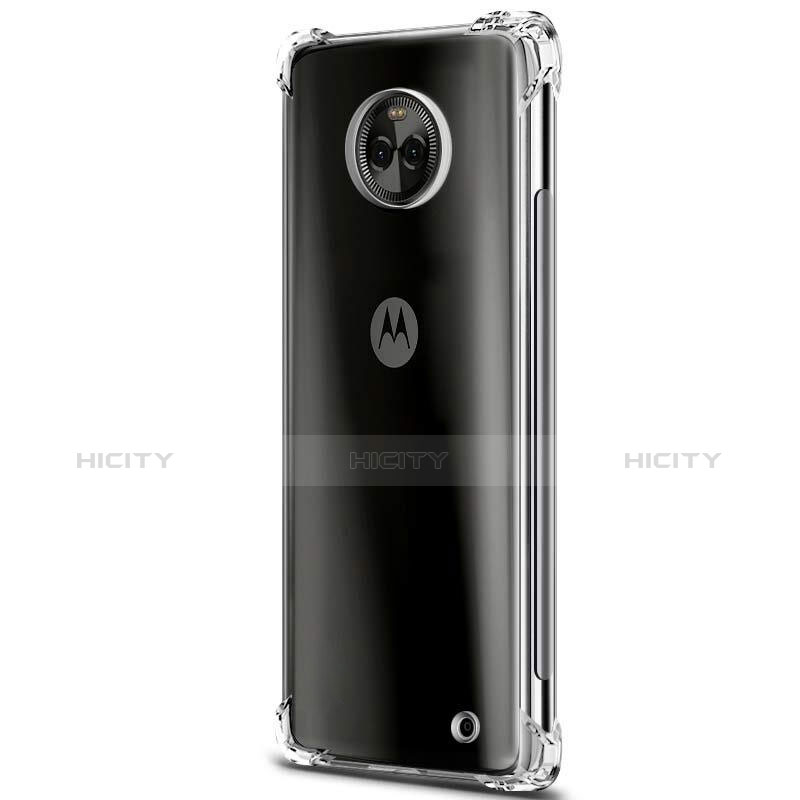 Motorola Moto X4用極薄ソフトケース シリコンケース 耐衝撃 全面保護 クリア透明 カバー モトローラ クリア