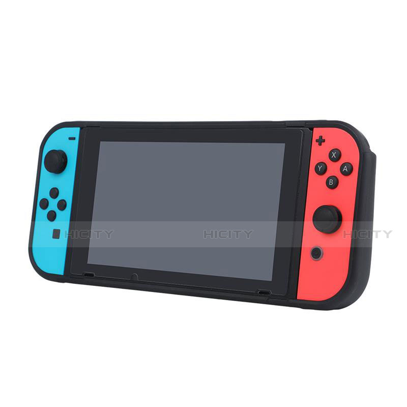 Nintendo Switch用極薄ソフトケース シリコンケース 耐衝撃 全面保護 Nintendo ブラック