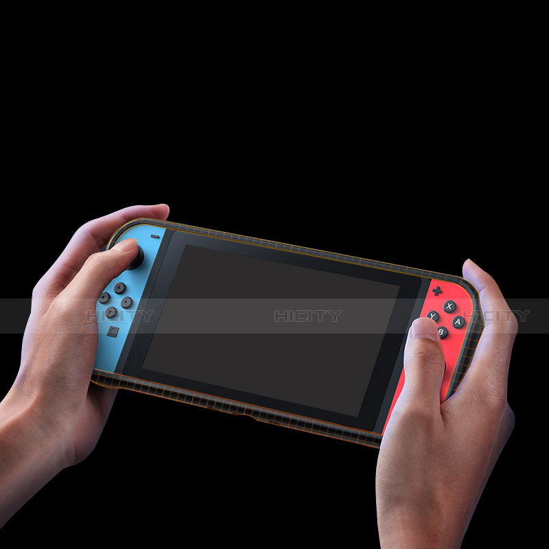 Nintendo Switch用極薄ソフトケース シリコンケース 耐衝撃 全面保護 S02 Nintendo ブラック