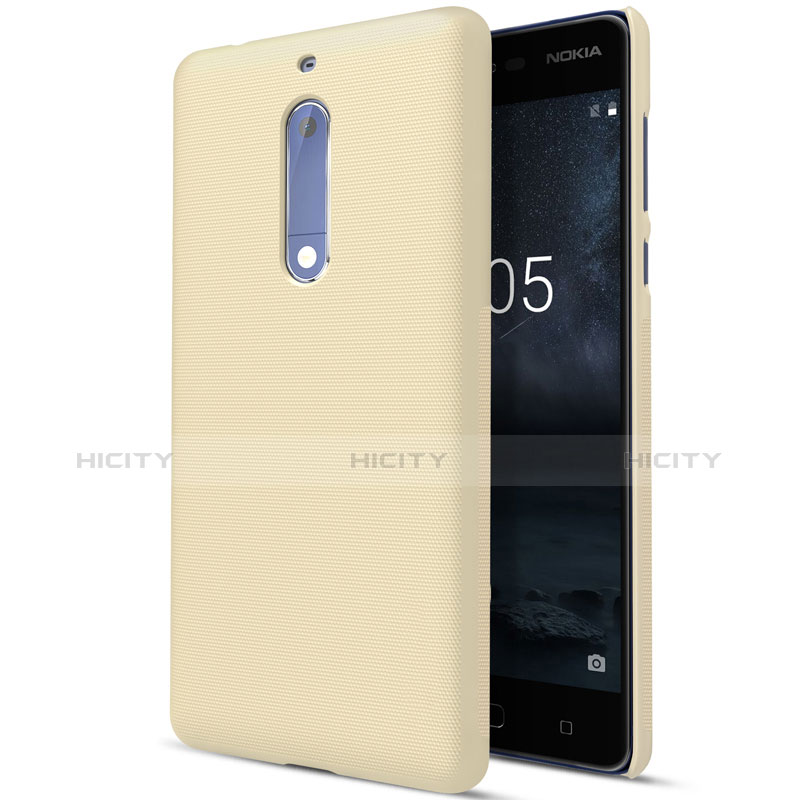 Nokia 5用ハードケース プラスチック 質感もマット ノキア ゴールド