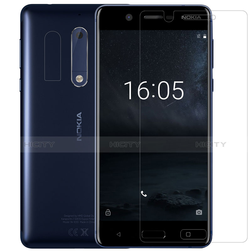 Nokia 5用強化ガラス 液晶保護フィルム ノキア クリア