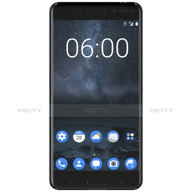 Nokia 6用ハードケース プラスチック 質感もマット R01 ノキア ブラック