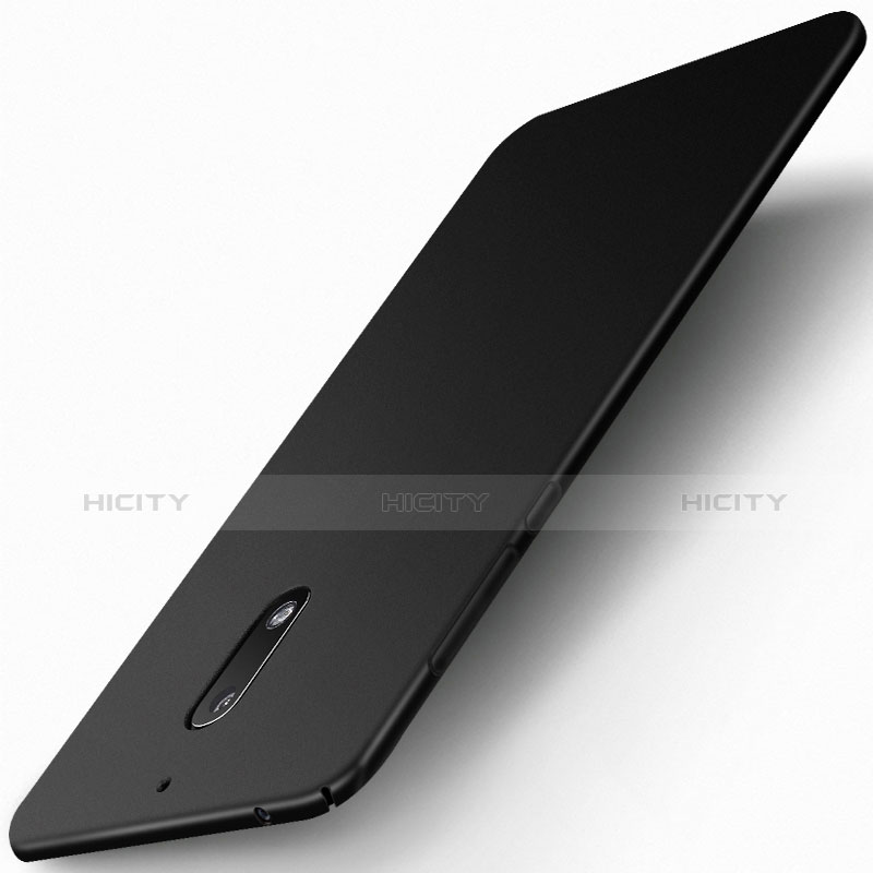Nokia 6用ハードケース プラスチック 質感もマット ノキア ブラック