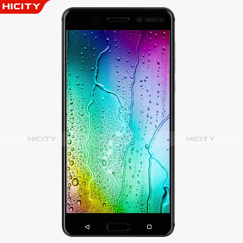 Nokia 6用強化ガラス 液晶保護フィルム ノキア クリア