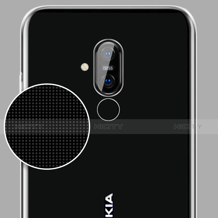 Nokia 7.1 Plus用極薄ソフトケース シリコンケース 耐衝撃 全面保護 クリア透明 T03 ノキア クリア