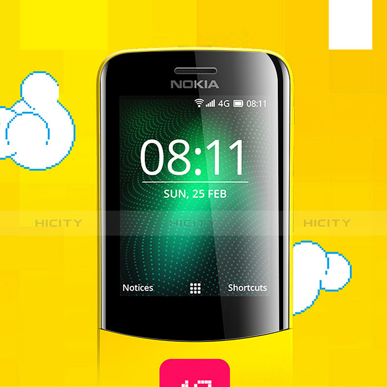 Nokia 8110 (2018)用強化ガラス 液晶保護フィルム ノキア クリア