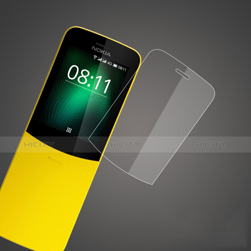 Nokia 8110 (2018)用強化ガラス 液晶保護フィルム T01 ノキア クリア