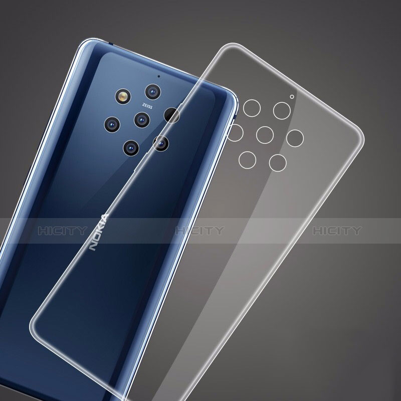 Nokia 9 PureView用極薄ソフトケース シリコンケース 耐衝撃 全面保護 クリア透明 T03 ノキア クリア