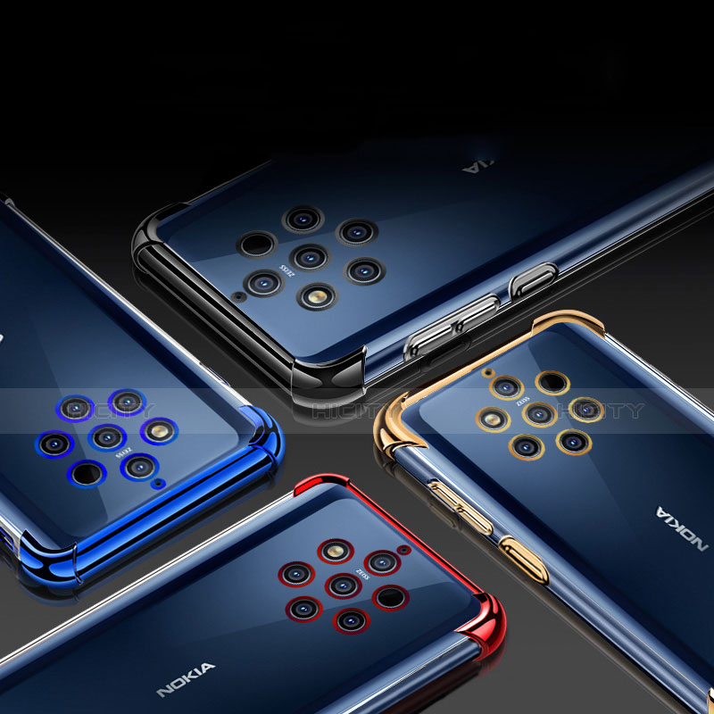 Nokia 9 PureView用極薄ソフトケース シリコンケース 耐衝撃 全面保護 クリア透明 H01 ノキア 