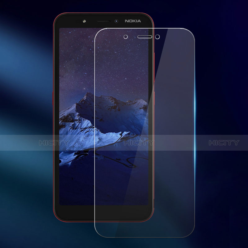 Nokia C1用強化ガラス 液晶保護フィルム ノキア クリア