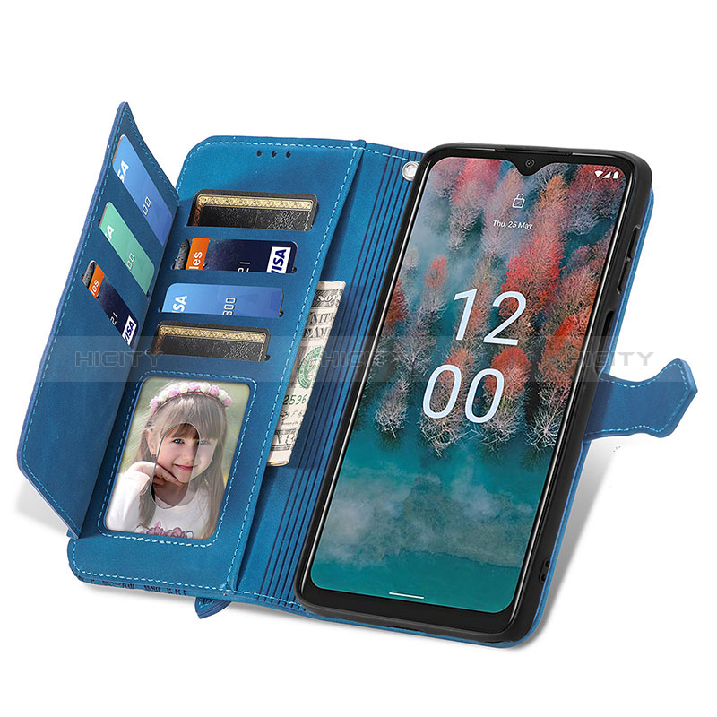 Nokia C12用手帳型 レザーケース スタンド カバー S14D ノキア 