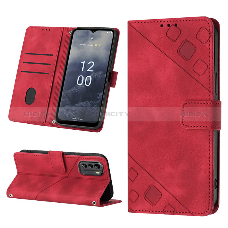 Nokia G60 5G用手帳型 レザーケース スタンド カバー YB2 ノキア 