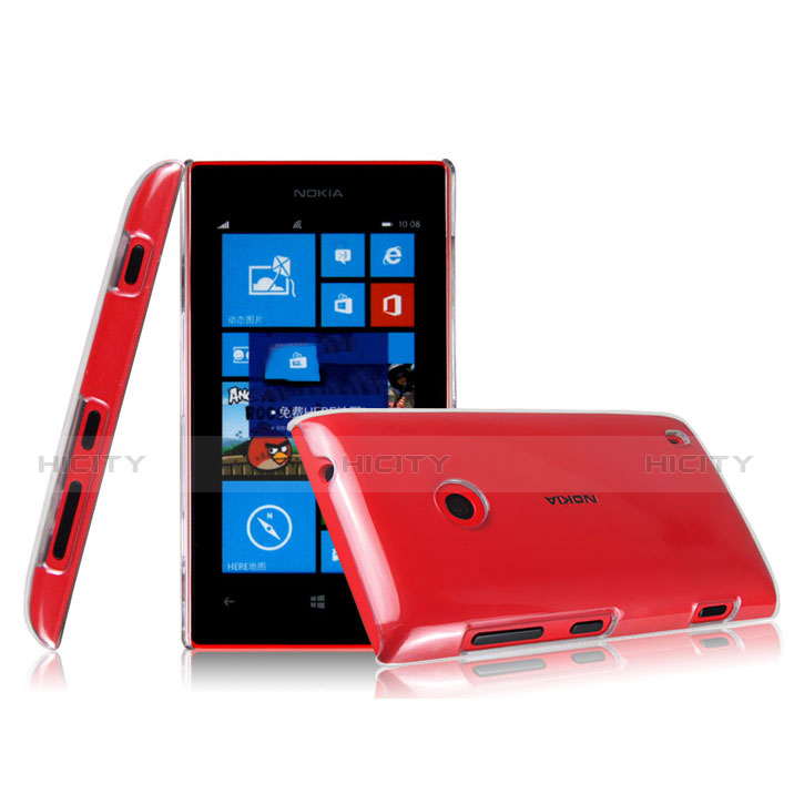 Nokia Lumia 525用ハードケース クリスタル クリア透明 ノキア クリア