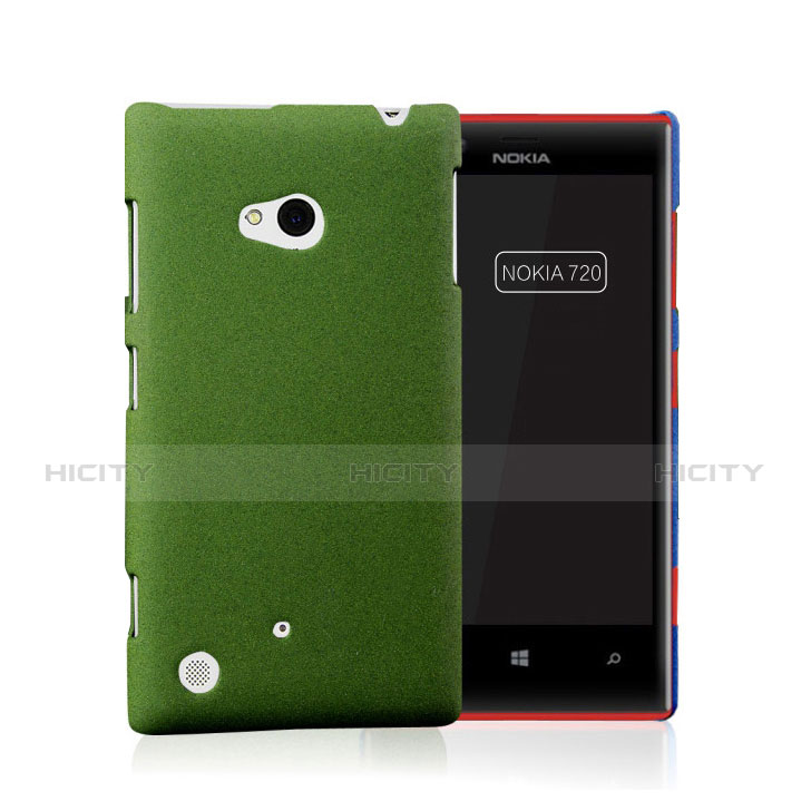 Nokia Lumia 720用ハードケース プラスチック 質感もマット ノキア グリーン