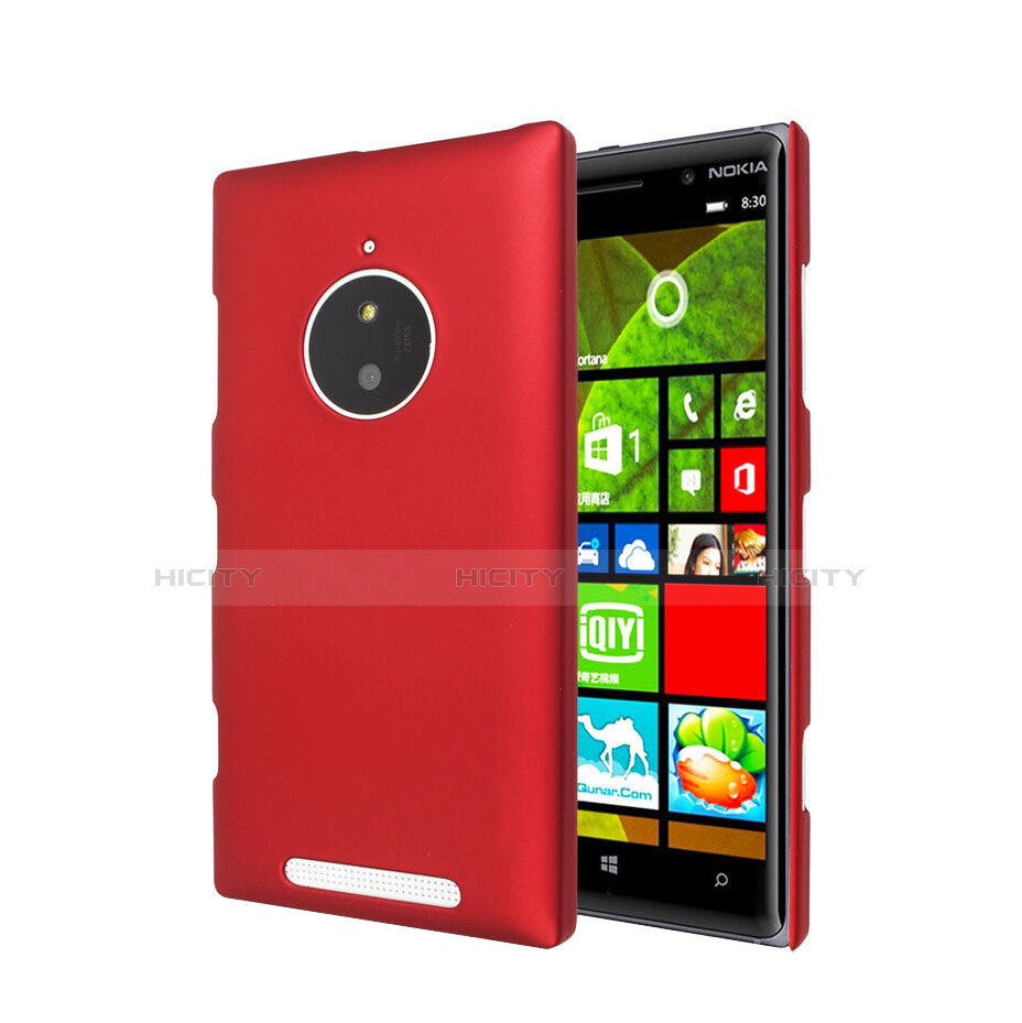 Nokia Lumia 830用ハードケース プラスチック 質感もマット ノキア レッド