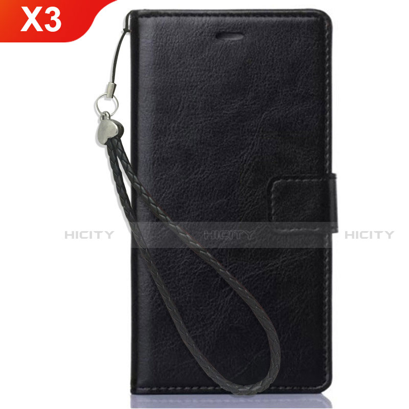 Nokia X3用手帳型 レザーケース スタンド ノキア ブラック