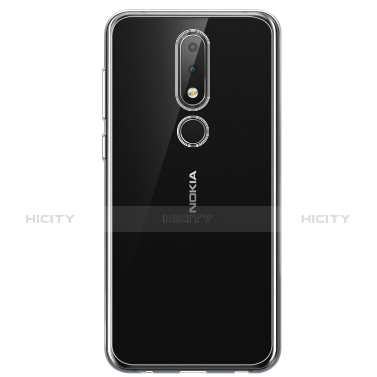 Nokia X6用極薄ソフトケース シリコンケース 耐衝撃 全面保護 クリア透明 カバー ノキア クリア