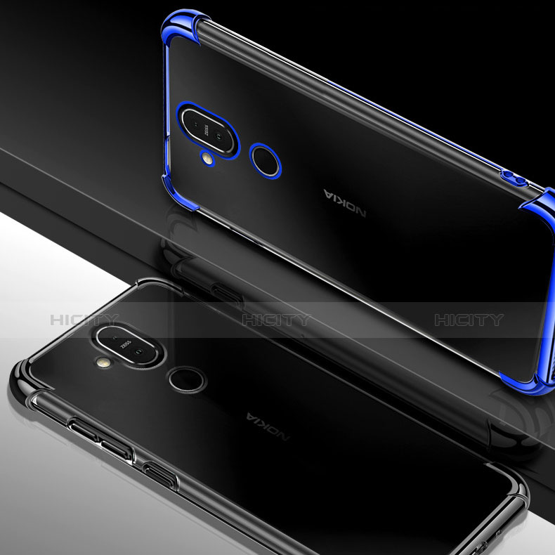 Nokia X7用極薄ソフトケース シリコンケース 耐衝撃 全面保護 クリア透明 H01 ノキア 