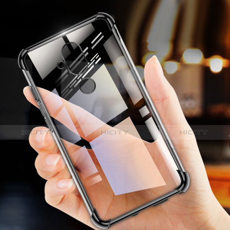 Nokia X7用極薄ソフトケース シリコンケース 耐衝撃 全面保護 クリア透明 H01 ノキア 