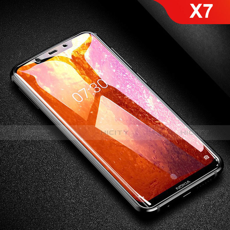 Nokia X7用強化ガラス 液晶保護フィルム T01 ノキア クリア