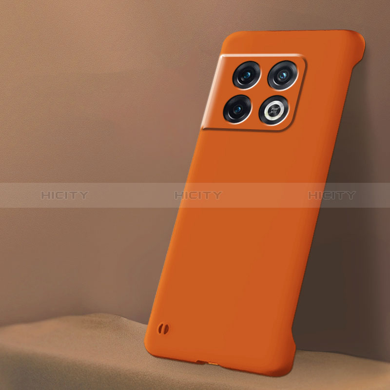 OnePlus 10 Pro 5G用ハードケース プラスチック 質感もマット フレームレス カバー OnePlus オレンジ