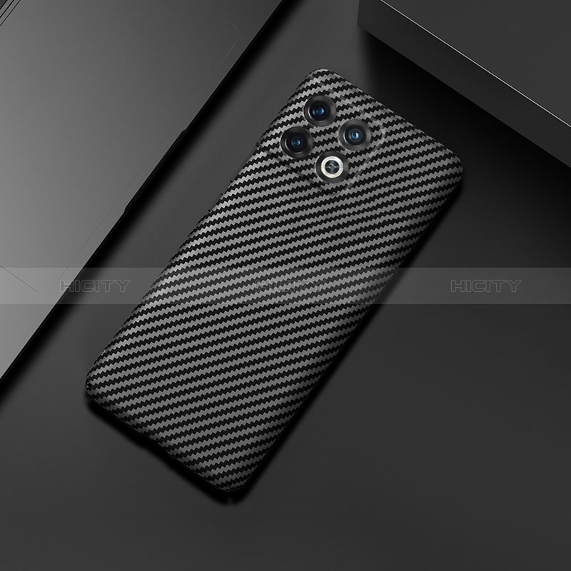 OnePlus 10 Pro 5G用ハードケース プラスチック 質感もマット ツイル カバー OnePlus ブラック