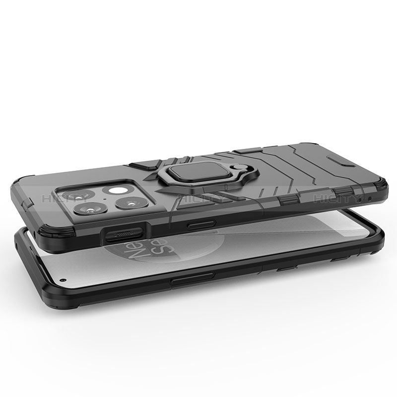 OnePlus 10 Pro 5G用ハイブリットバンパーケース プラスチック アンド指輪 マグネット式 OnePlus 